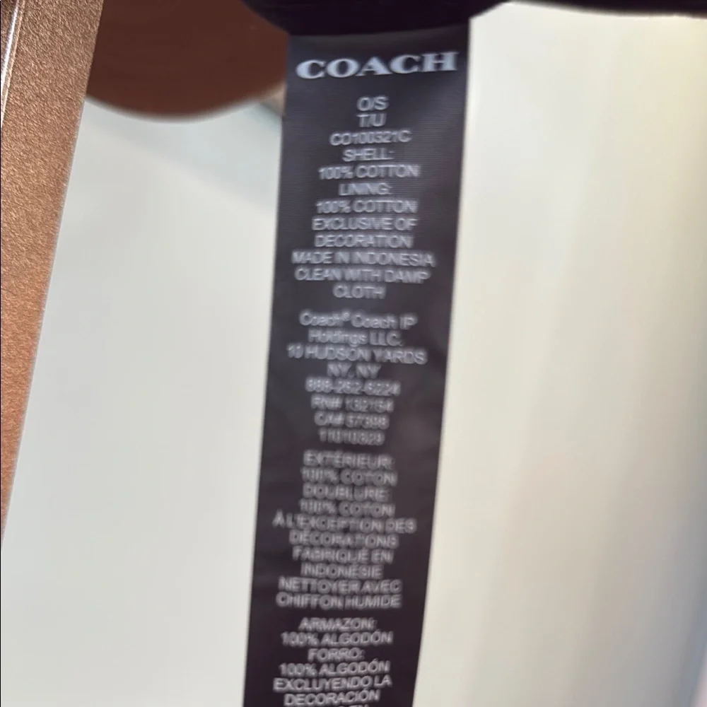 SOLD 💵Coach Brown Baseball Cap - Picture 3 of 3